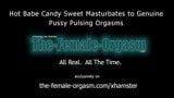 Blonde Bombshell Candy Sweet Striptease and Masturbation snapshot 1