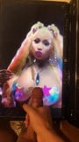 Nicki Minaj huge tits topless trollz cum tribite snapshot 3