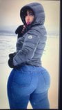Bubble Booty Big Ass Latina In Jeans Cum Tribute snapshot 6