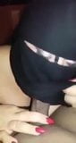 Egyptian in a Niqab gives blowjob snapshot 4