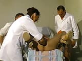 Superb French blonde gets pleased by a group of doctors snapshot 6