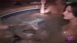 Two Girls Fuck Around Naked in the Hot Tub on Spring Break snapshot 7