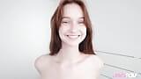 Mooie nieuwkomer tiener Melanie Marie is verdomd vers snapshot 3