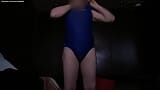 B-Roll: Adult Cinema swimsuit and catsuit tryon in Cabin. Exhibitionist Tobi00815 snapshot 3