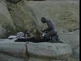 Black guy fucking a horny black bitch in the desert snapshot 7