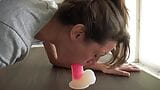 Lety Howl touching herself and dildo facefucked snapshot 4