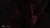 Tiener vuile slet berijdt grote zwarte lul met romantische lichten - Miley Grey snapshot 4