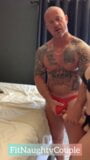 Hot fit guy in red thongs likes it deep up his ASS!! FitNaughtyCouple snapshot 1