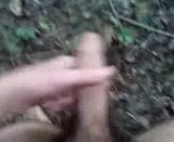 Wanking in forest (public) snapshot 2