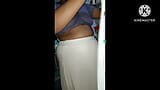 Indian Telugu aunty saree chenging snapshot 8