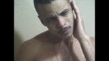 Latino friends have Fun in the Shower snapshot 6