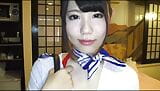 A-chan is interested in Porn Because She can Wear a Cabin Attendant Costume (part 3) snapshot 1