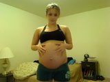 Pregnnt Tori Taylor Blue Shorts snapshot 1