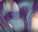 threesome lesbian kiss snapshot 1