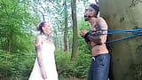 Tied up in the woods - She would help him snapshot 1