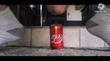 Riding a soda can shoving a pop can un my ass snapshot 1