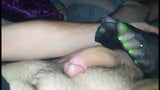 Footjob in nylon (piedi in silicone) snapshot 2