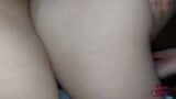 Creampie in die enge Muschi meiner Freundin, sieh zu, wie sie den Creampie isst snapshot 8