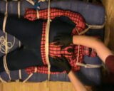 Slave as Spiderman gets a massage - II snapshot 4