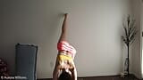 Today's yoga class, stretch with me snapshot 9