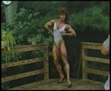 Joanne McCartney - white leotard, outdoor snapshot 9