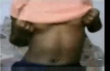 Chica negra sexy y sus tetas perfectas en la webcam snapshot 5