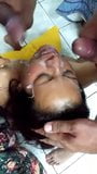 Desi bhabhi succhia cazzi in una gangbang snapshot 8