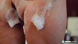 Leah L'Amour gets wet and soapy snapshot 10