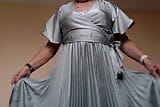 Playing in my pleated Dress snapshot 2