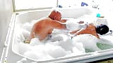 Quente Foamy Jacuzzi sexo com Garabas e Olpr snapshot 12