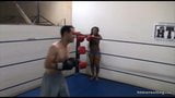 Femdom boxe beatdown - wimp se fait défoncer snapshot 9