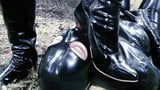 Facesitting humiliation, latex rubber femdom bdsm fetish video snapshot 8