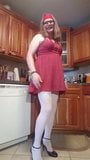 Flirty Sissy KathyYes Teases in Kitchen snapshot 1