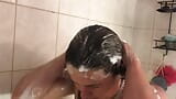 Am purtat un dop de fund toată ziua la serviciu și am făcut un duș cu ejaculare facială snapshot 8