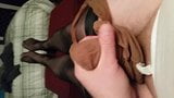 Pathetic Cock Cumming in Pantyhose snapshot 2