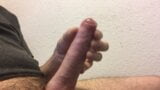 Foreskin play and wank of my precum dripping uncut cock snapshot 9