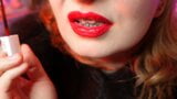Sonidos de piel y videos de fetiche de labios calientes - asmr relax sounding snapshot 8