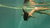 Russian tiny pornstar Irina Russaka swimming nude snapshot 9