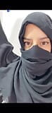 Arab with her face covered dancing arabian dance sensual form snapshot 11