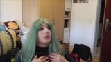 Kigurumi latexhandskar av kisel snapshot 9