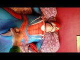 Spider-man atado, cosquillas y sacudidas snapshot 8