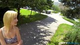 Dirty Flix - Iren - Casual cock riding outdoors snapshot 9