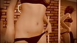 Zeer sexy tieners striptease dans snapshot 1