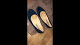 Cum on GF Blue Flat Ballerinas (2. Shot) snapshot 1