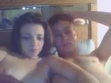 Anna y su novio teniendo sexo en la webcam snapshot 3