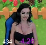 WWE -Paige aka Saraya Jade Bevis in skimpy top playing games snapshot 1