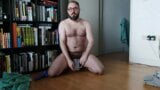 Locked bear drinks a glass of hot piss for MrDrewSays snapshot 2