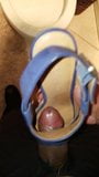Fucking blue heels and stained panties snapshot 3