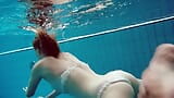 Diana Zelenkina glides through the water snapshot 1
