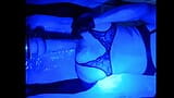 Going messy in the dark, filmed with uv neon lube snapshot 14